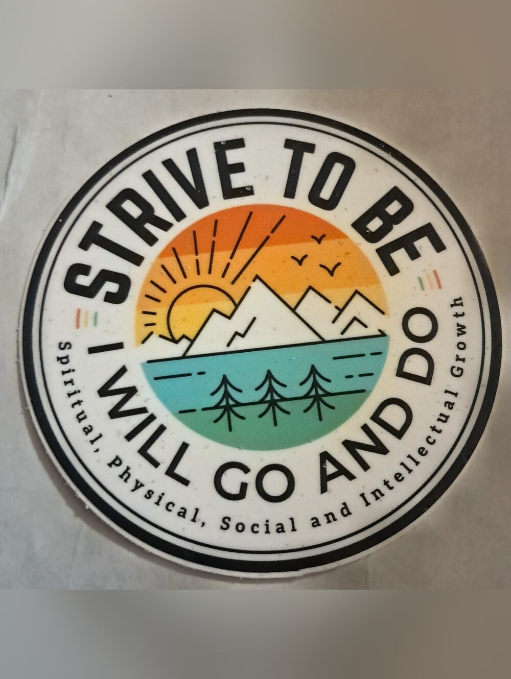 FREE with PURCHASE STRIVE TO BE STICKER
